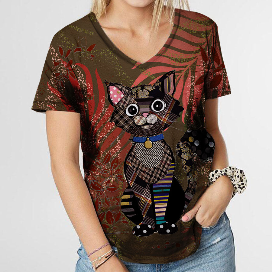 Bug Art Cat T-Shirt