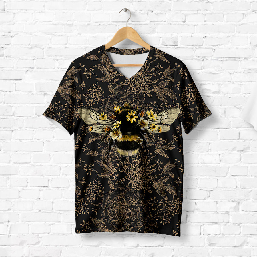 Bee With Flower T-Shirt