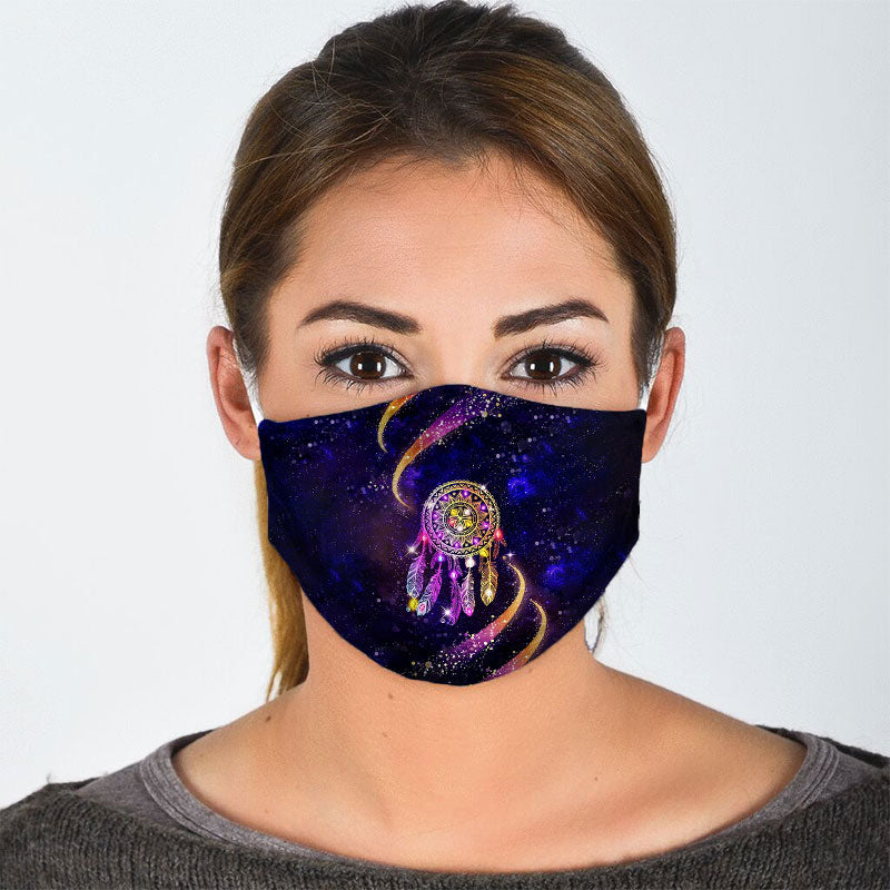 Dreamcatcher In The Galaxy Face Mask