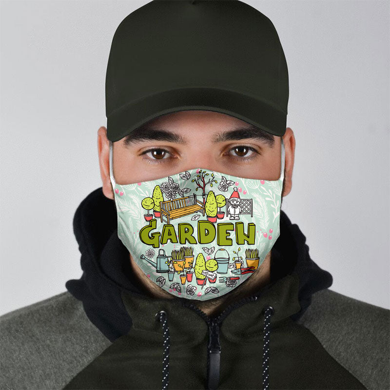 Gardening Is My Passion! Face Mask