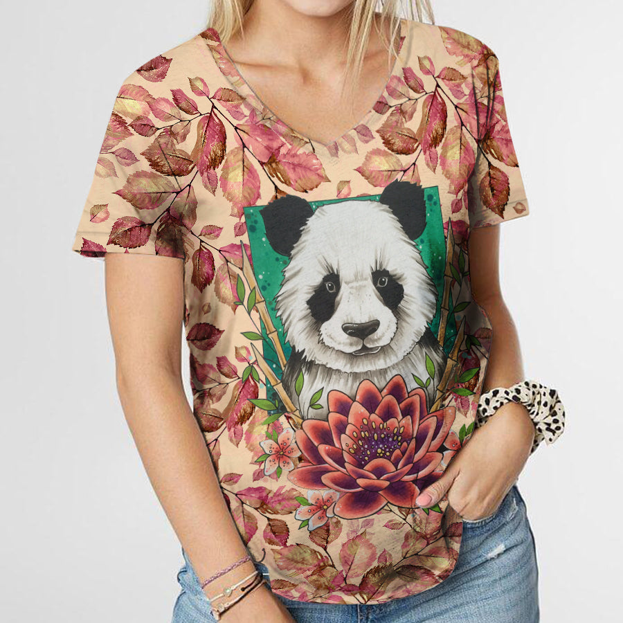 Panda Floral T-Shirt