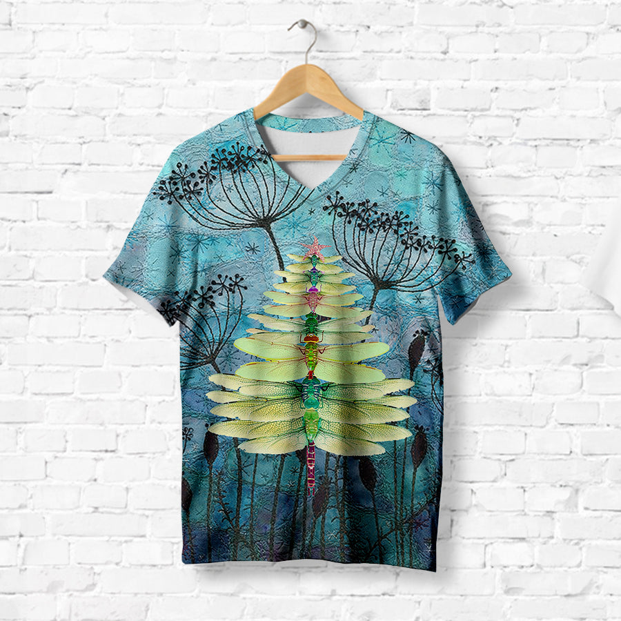 Tree Shaped Dragonfly T-Shirt