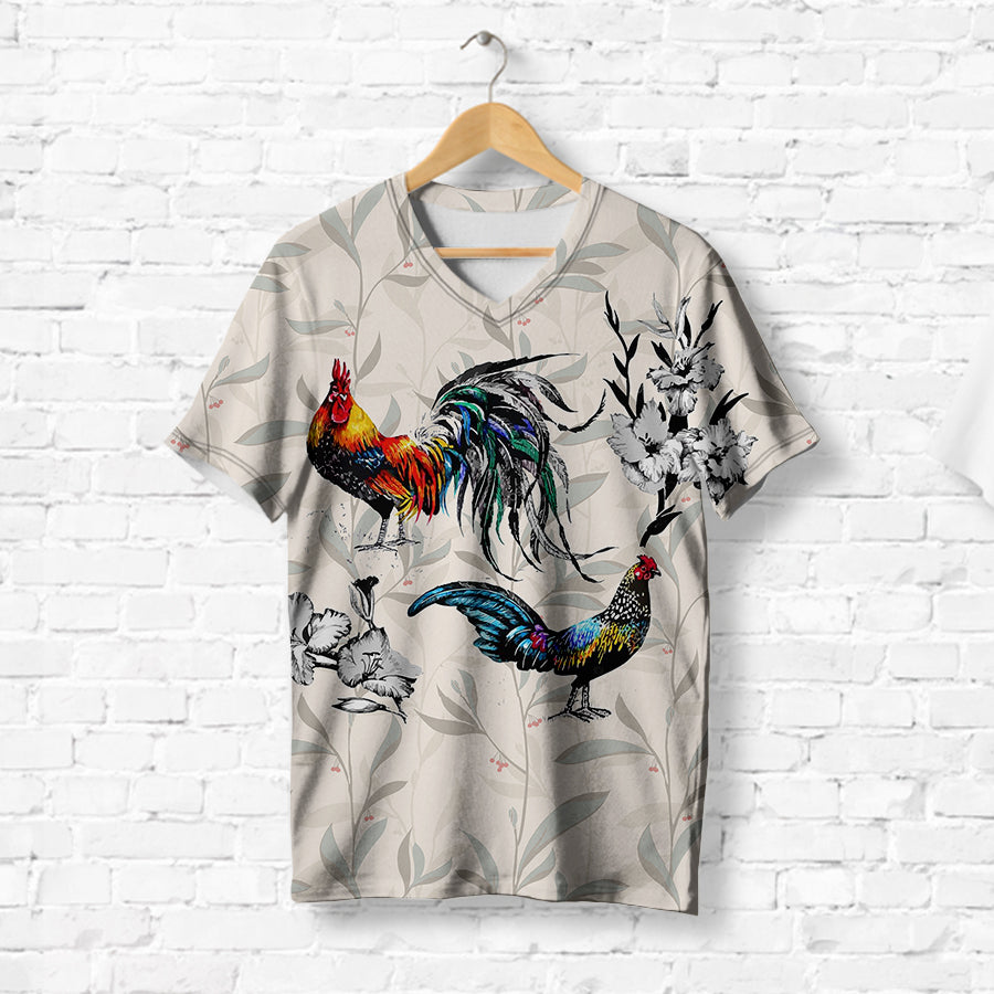 Colorful Rooster T-Shirt