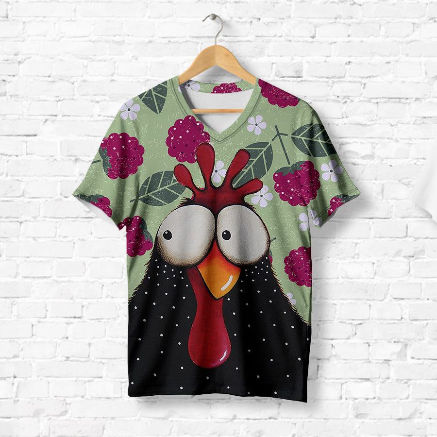 Funny Chicken Drawing T-Shirt