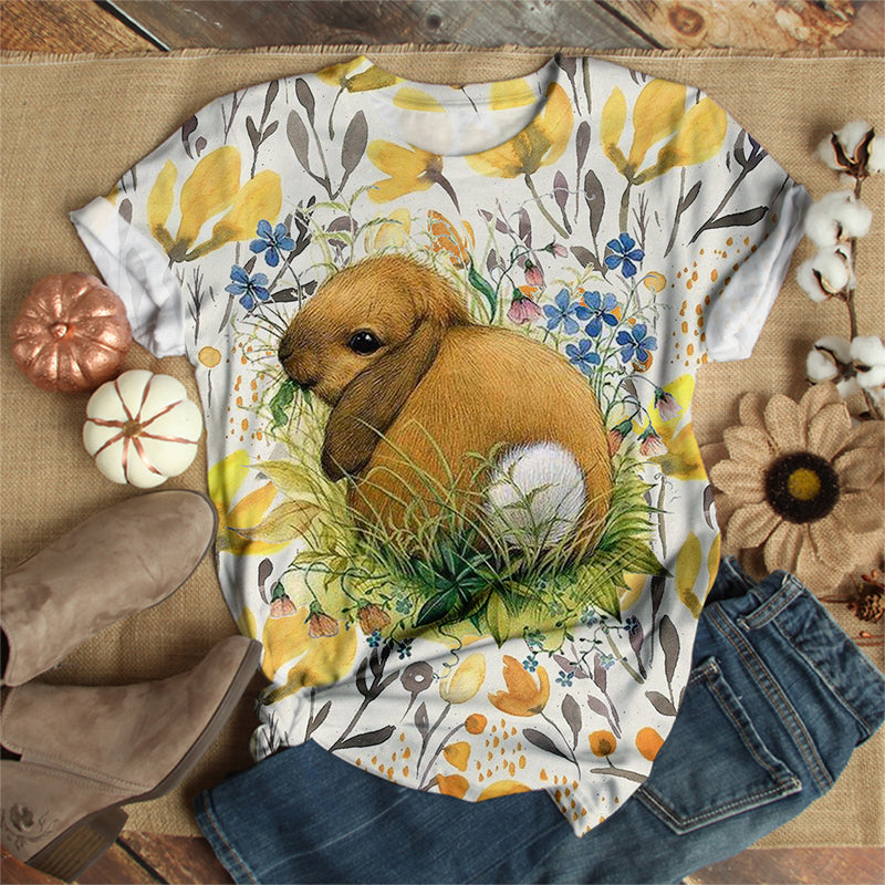 Cute Brown Rabbit T-Shirt