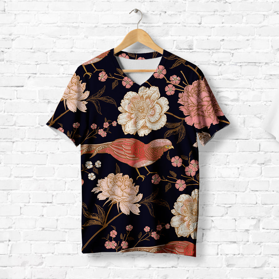 Bird Floral T-Shirt