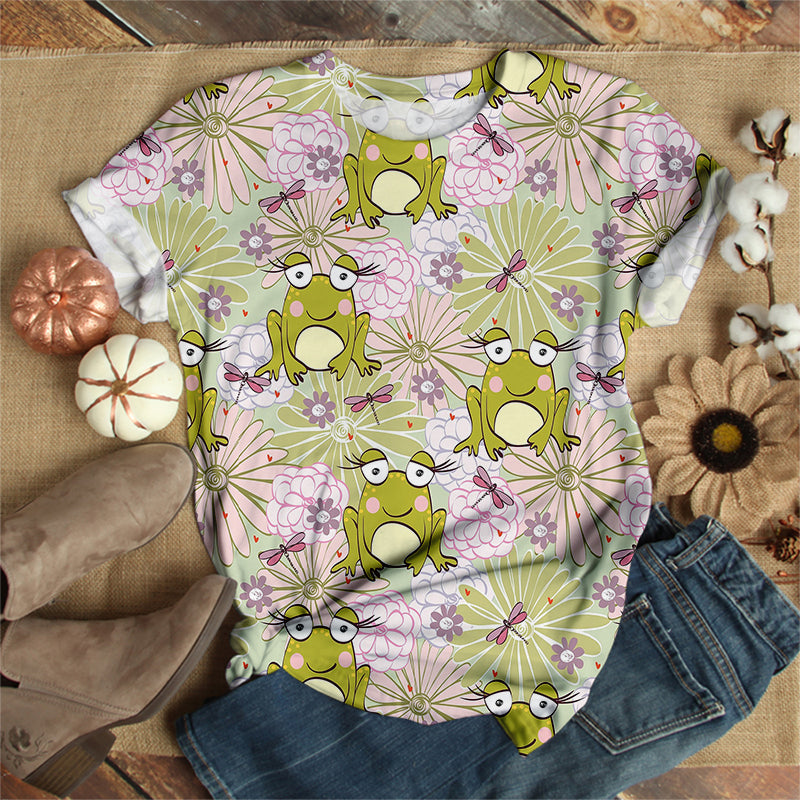 Frog Floral T-Shirt