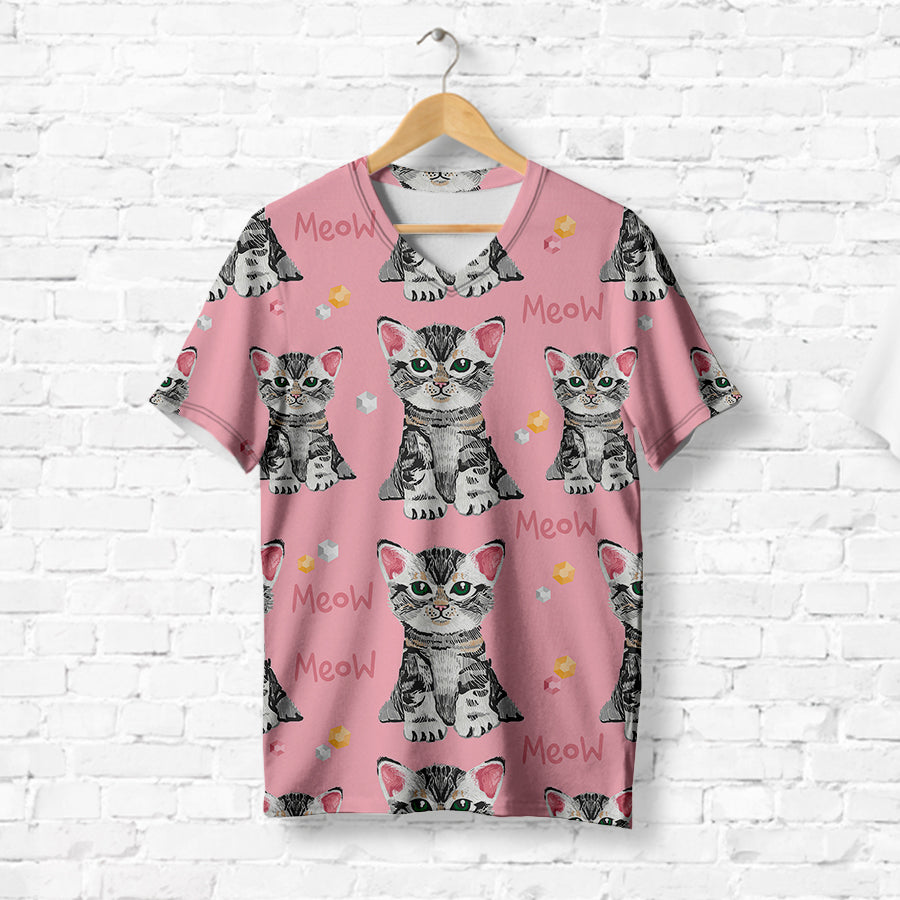 Cute Kitten Meow T-Shirt