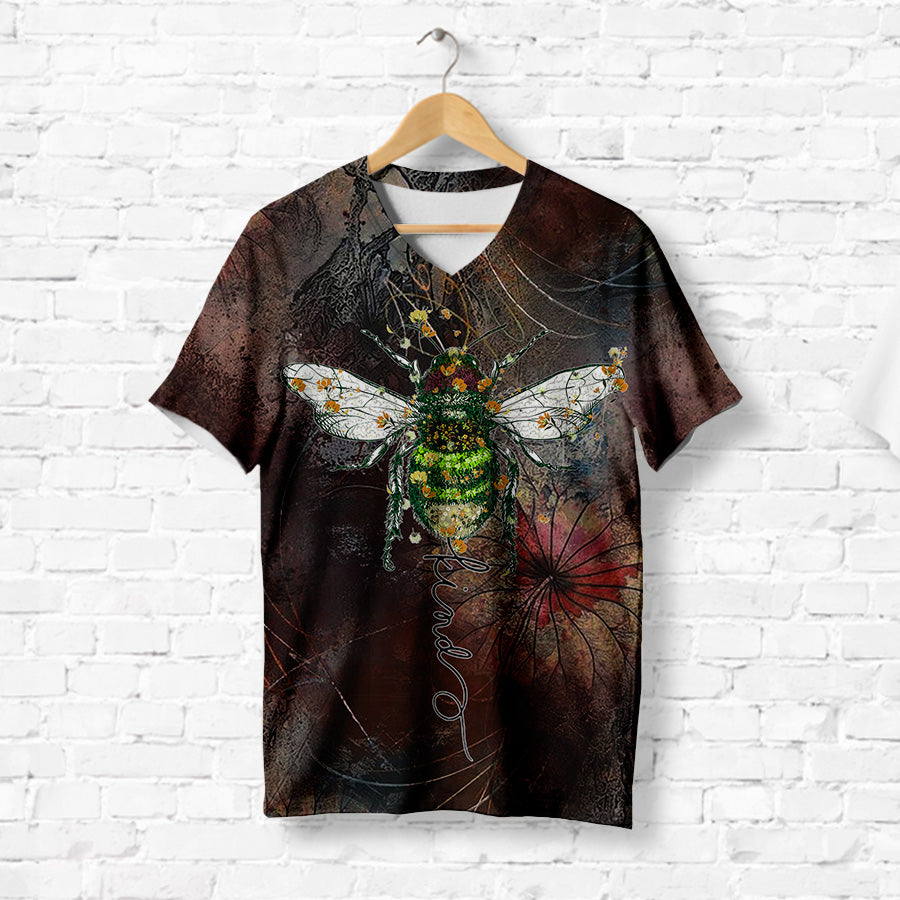 Colorful Vintage Bee T-Shirt