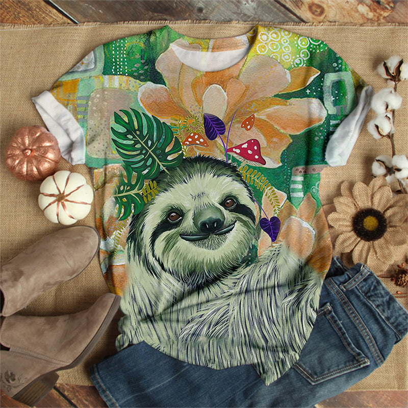 Happy Lazy Sloth T-Shirt