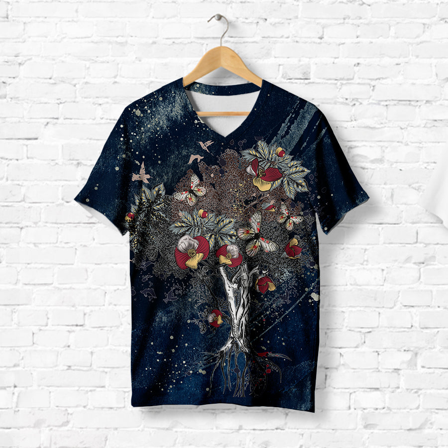 Blossom Tree On A Fantasy Night T-Shirt