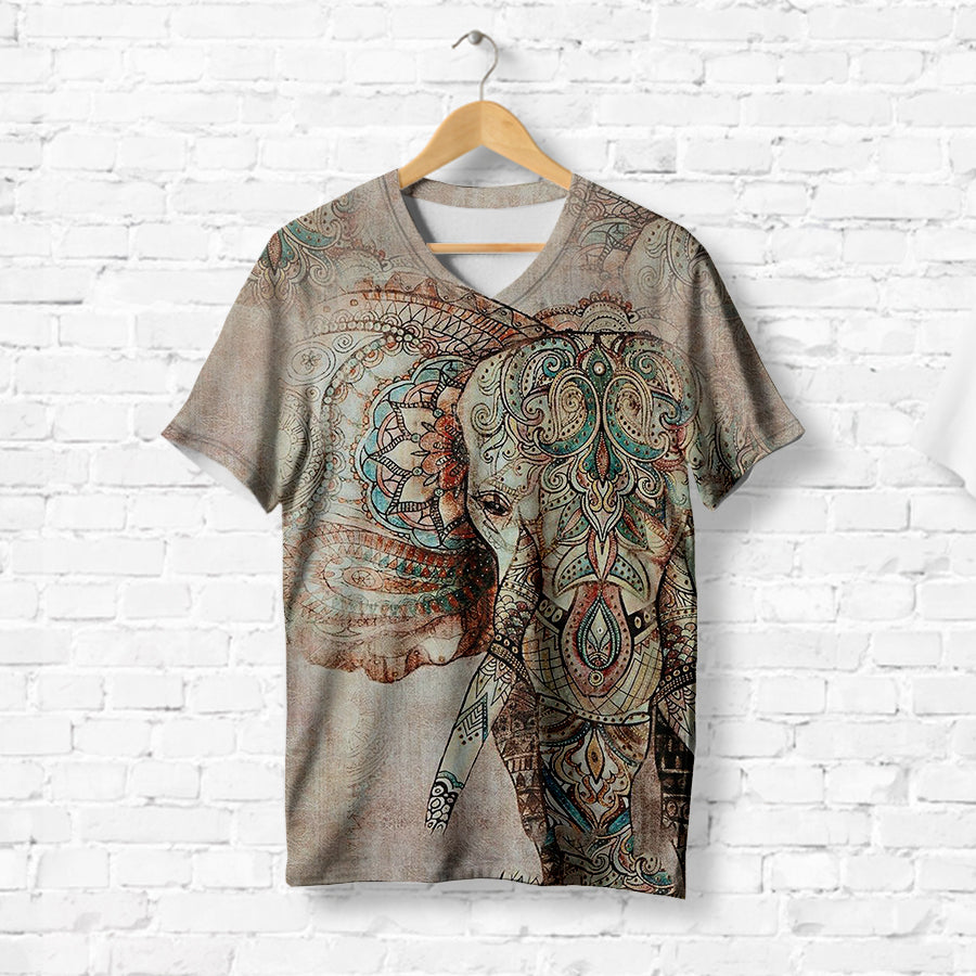 Indian Graphic Elephant T-Shirt