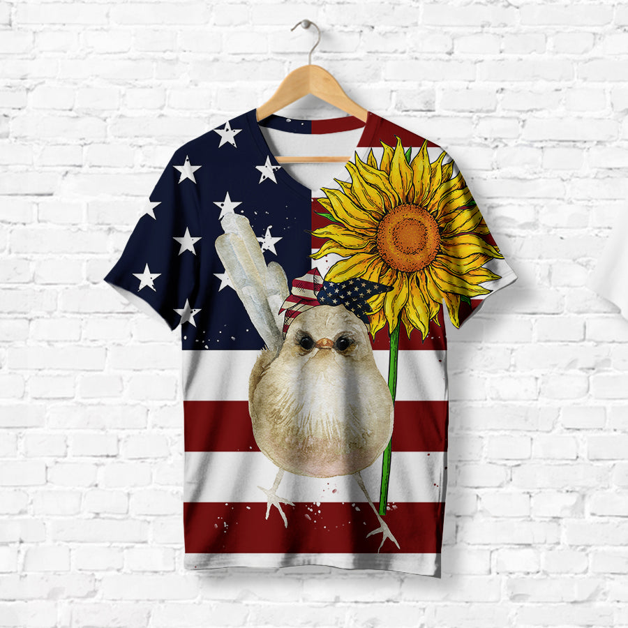 Sunflower American Bird T-Shirt