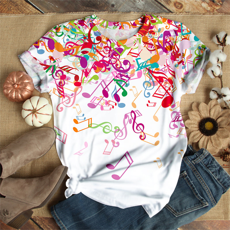 Music Makes My Life Colorful T-Shirt