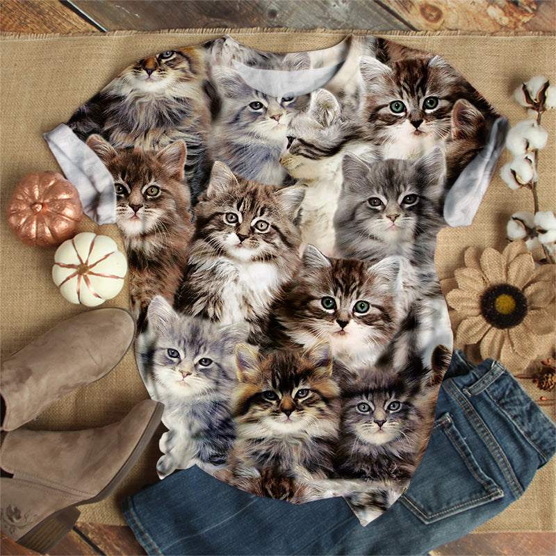 Adorable Cat T-Shirt