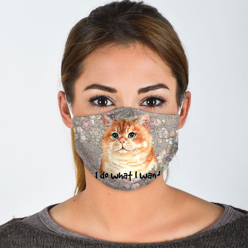 Adorable Cat Face Mask