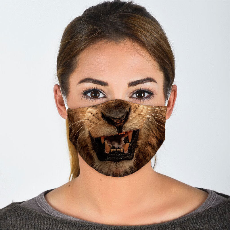 Lion Mouth Face Mask