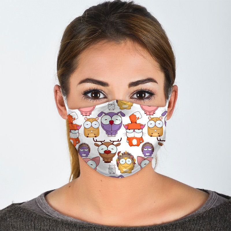 Cartoon Dogs Sweety Face Mask