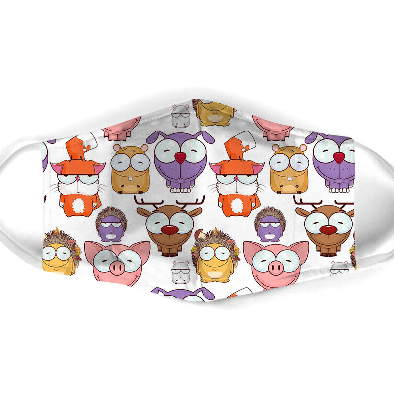 Cartoon Dogs Sweety Face Mask
