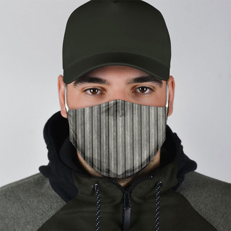 Tin Sheet Pattern Face Mask