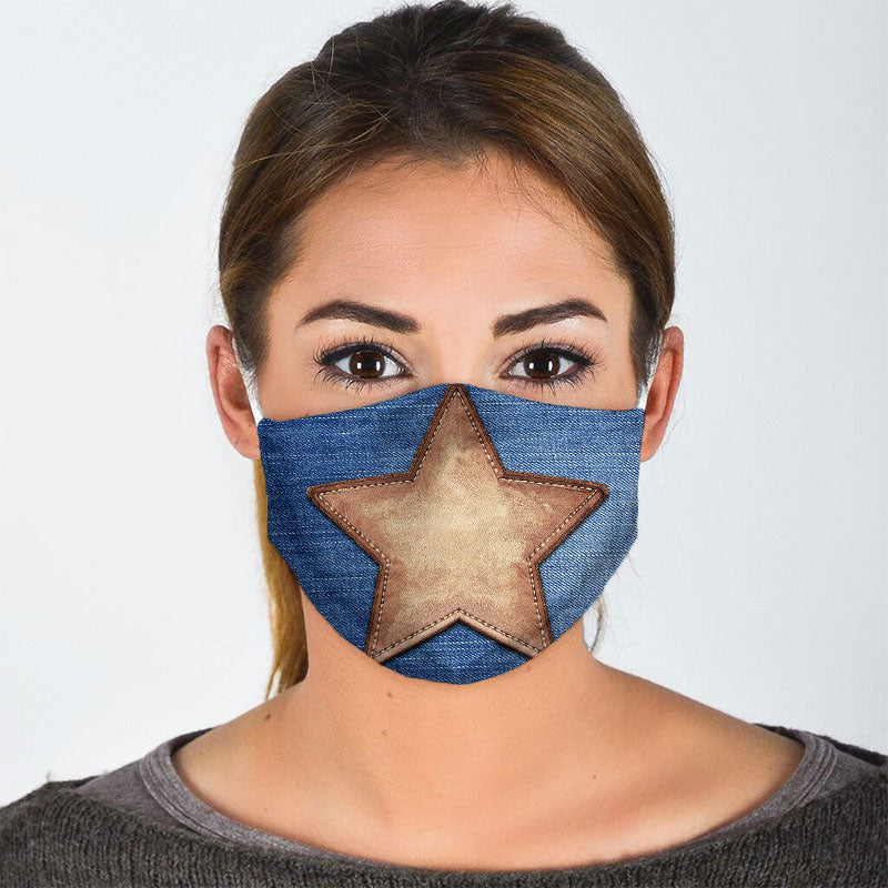 Solid Star Captain Face Mask