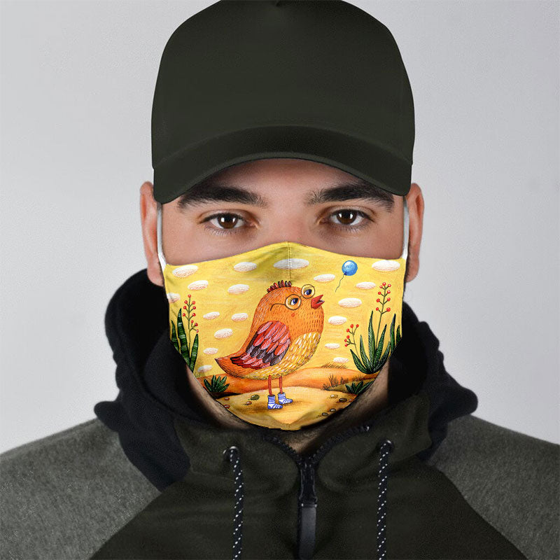 Adorable Bird Face Mask