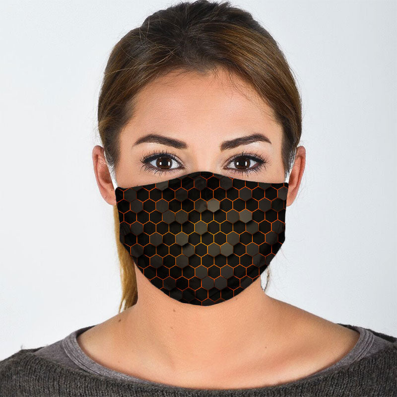 Iron Bee Hive Face Mask