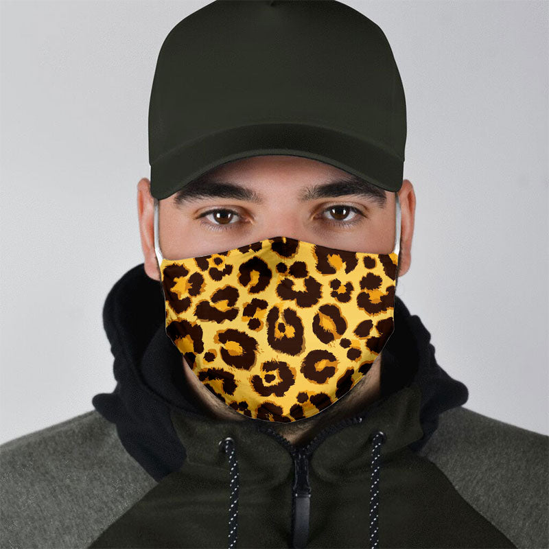 Leopard Pattern Face Mask