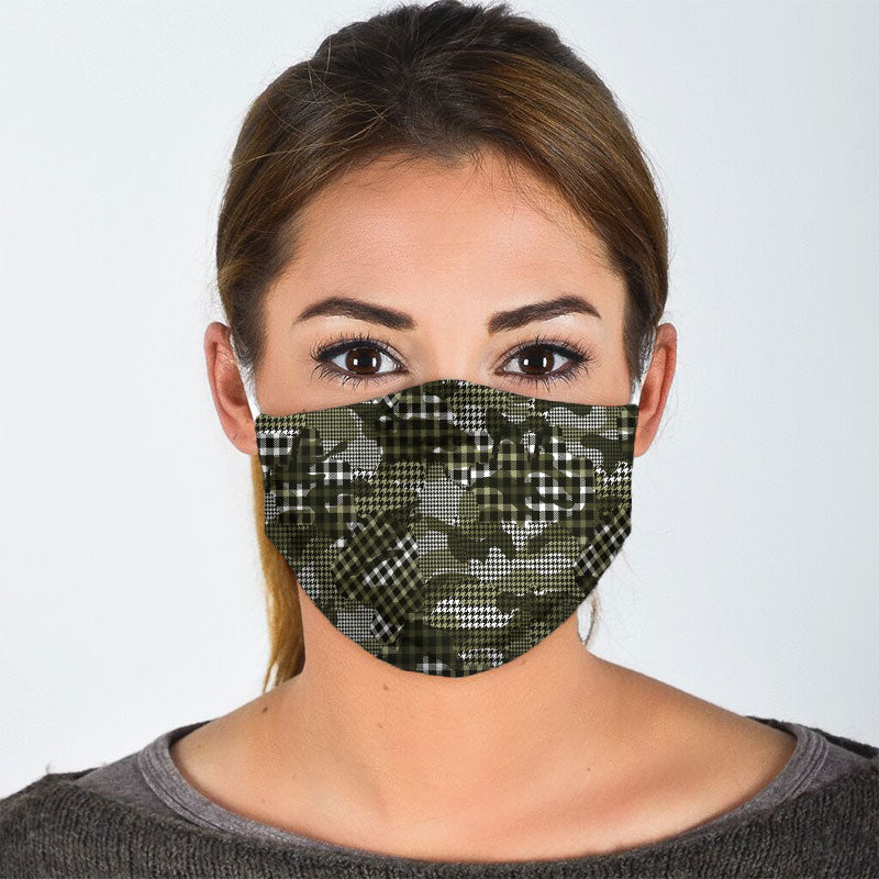 Camo Pattern Face Mask