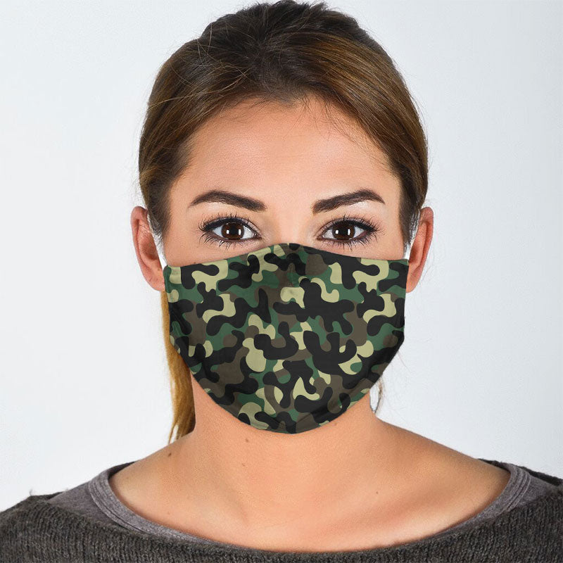 Camouflage Pattern Face Mask