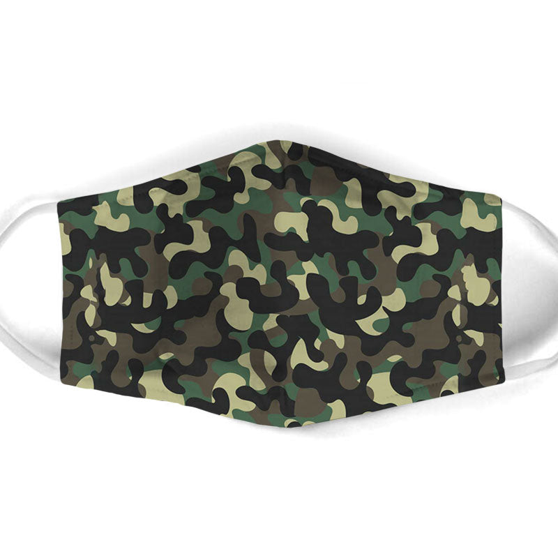 Camouflage Pattern Face Mask