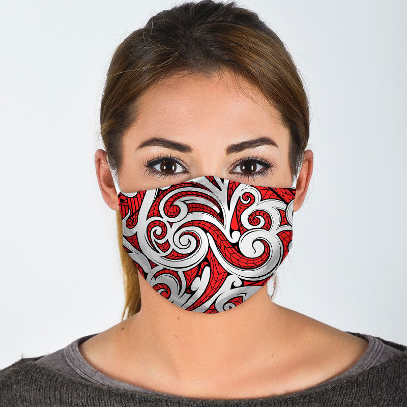 Abstracted Pattern Face Mask