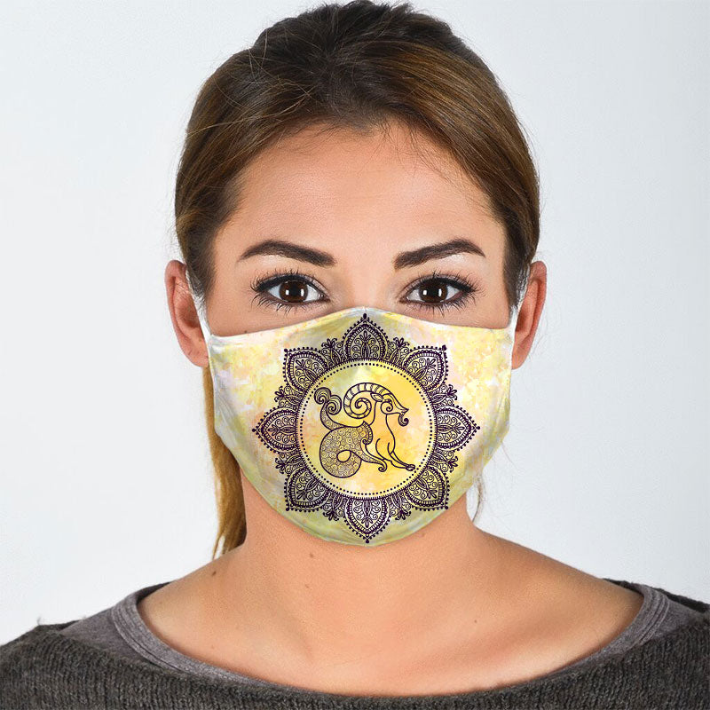 Circle Zodiac Face Mask