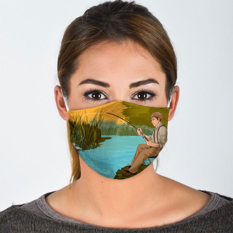 Going Fishing Face Mask