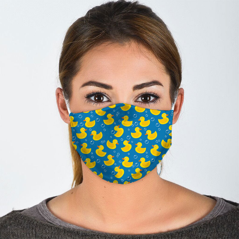 Yellow Duck Face Mask