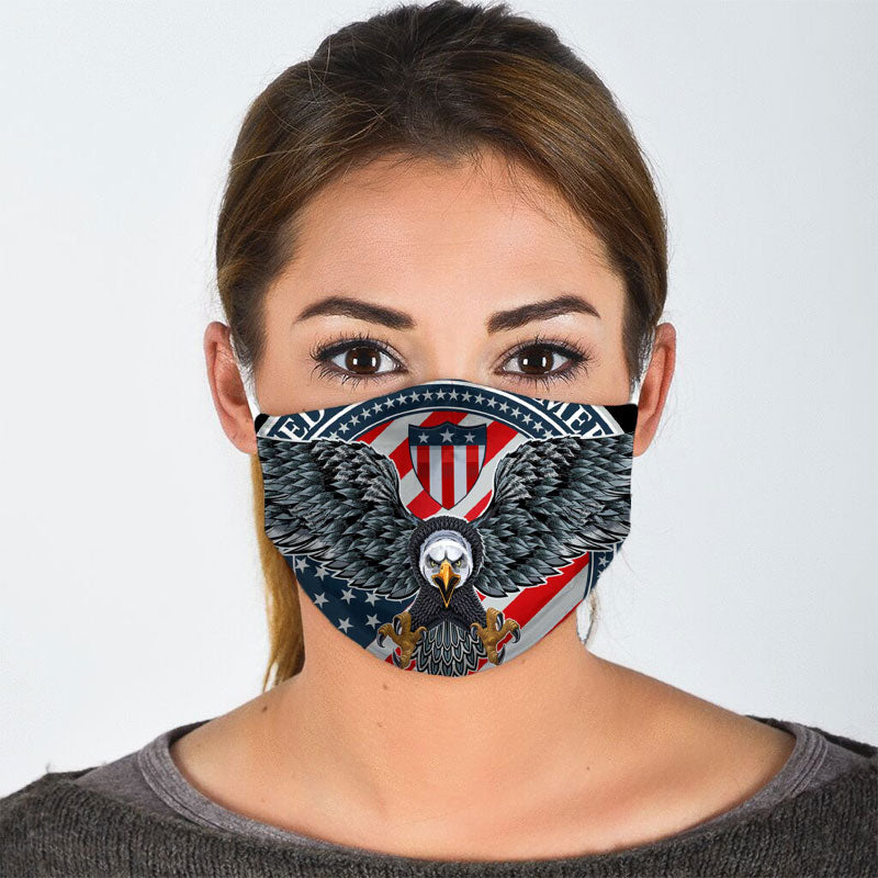 Angry Eagle Face Mask