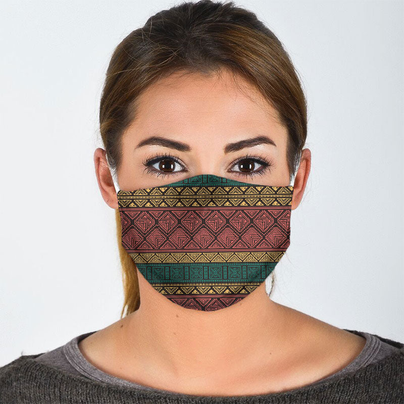 Ethnic Pattern Face Mask