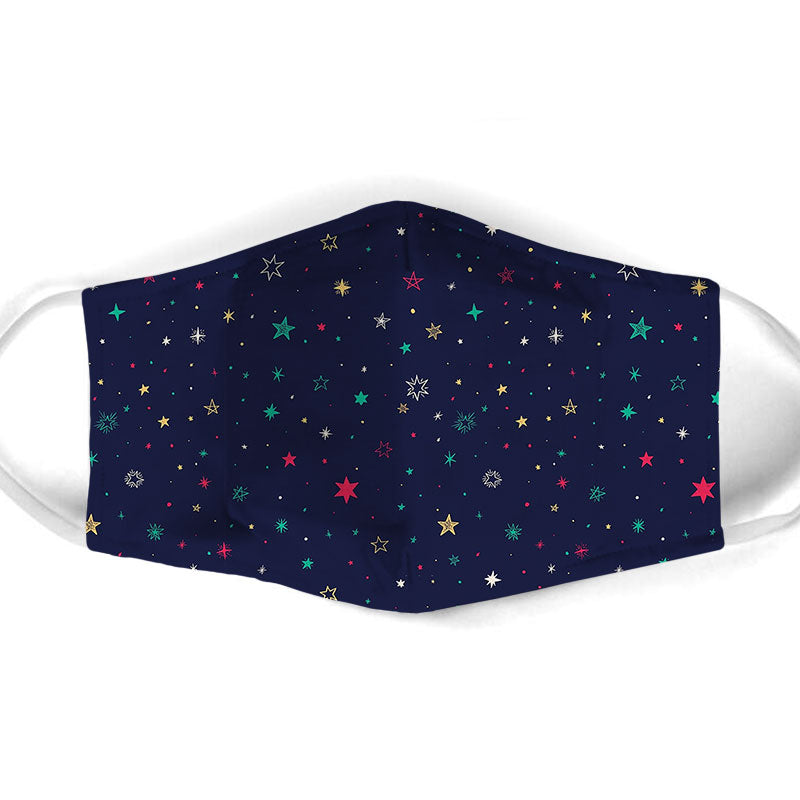 Coloful Starry Night Face Mask