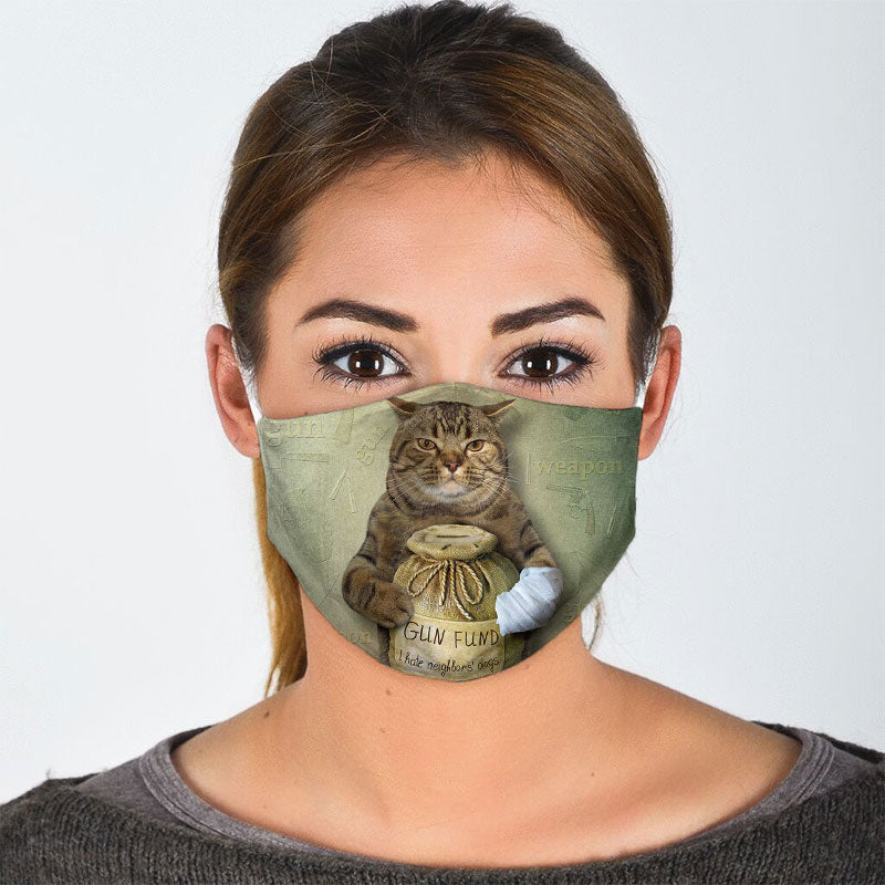Cat Hate Dogs Face Mask