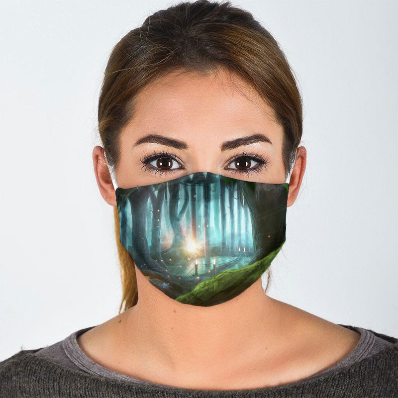 Into The Woods Fantasy Face Mask