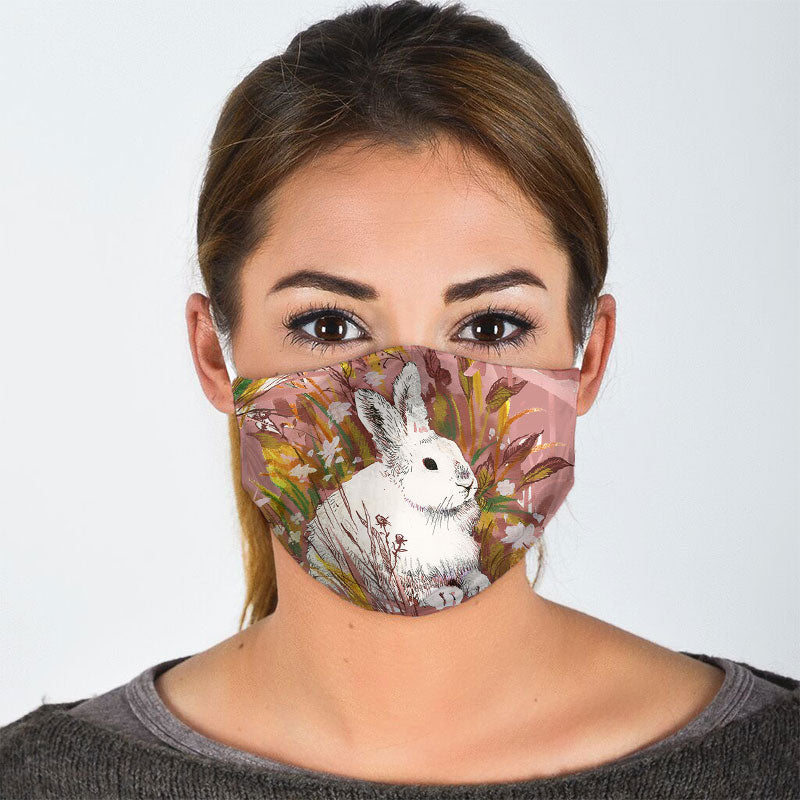 Cute Rabbit Face Mask
