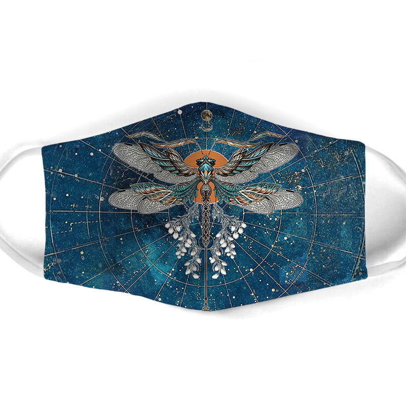 Twinkle Little Dragonfly Face Mask